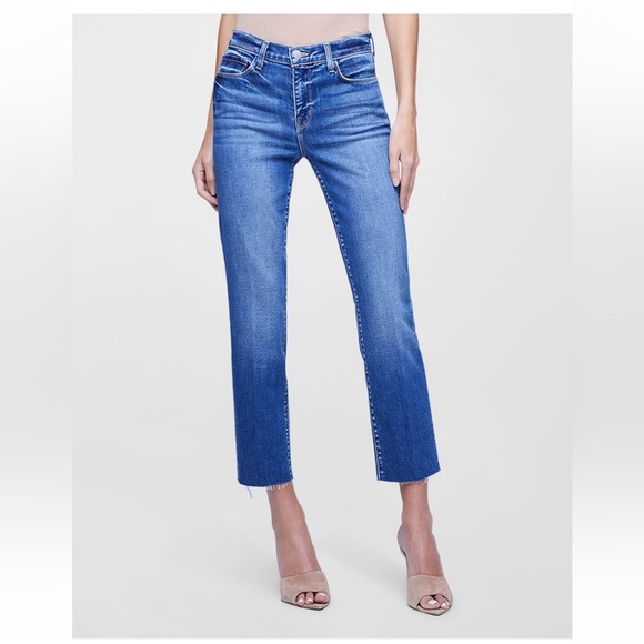 New L’agence ‘Sada’ High Rise Cropped Slim Tallie Women’s Jeans - Size 24